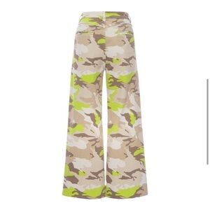 Camouflage Wide-Leg Pants